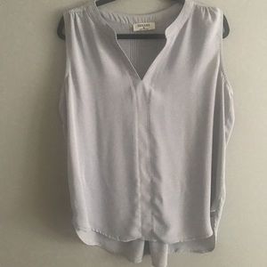 Zenana light gray sleeveless top. Size Medium